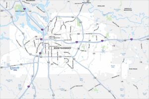 Montgomery Map Alabama
