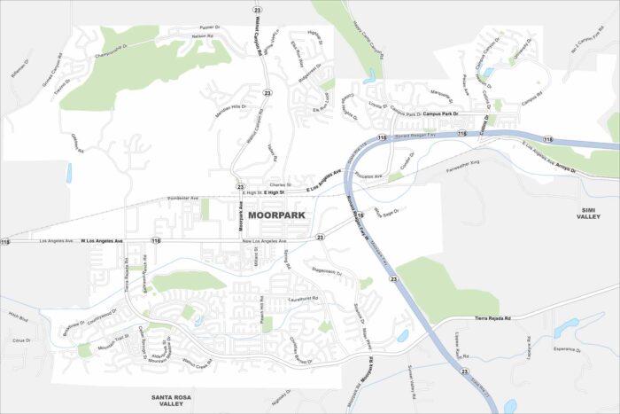 Moorpark Map California