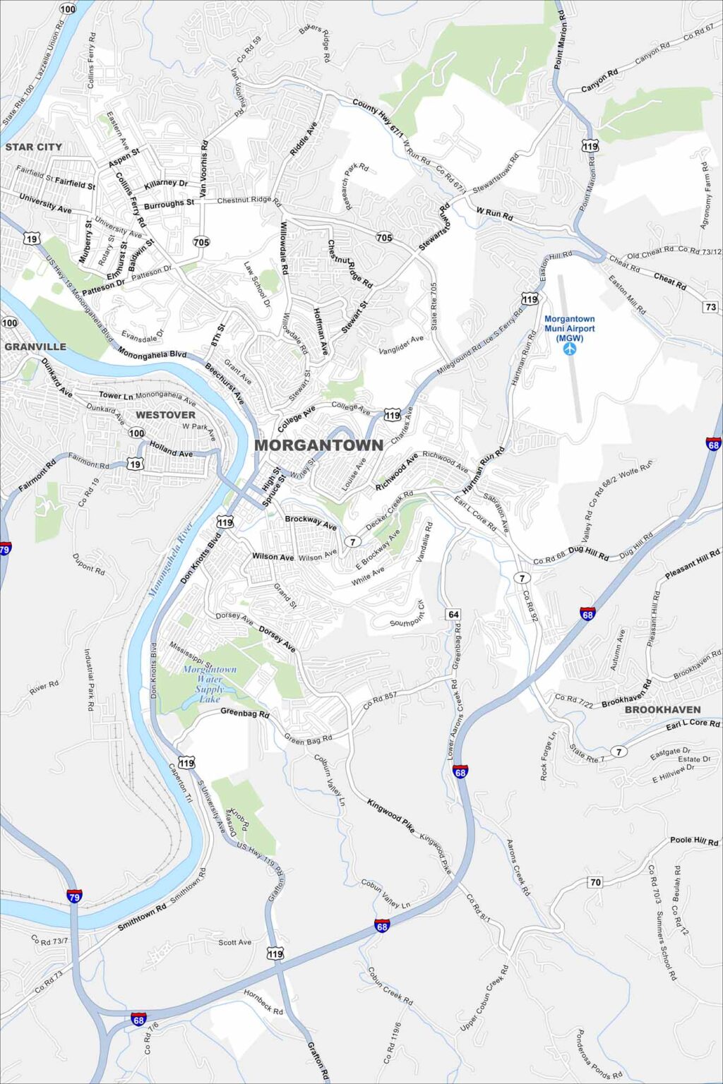 Map Of West Virginia US Maps Morgantown Map West Virginia 1024x1536 