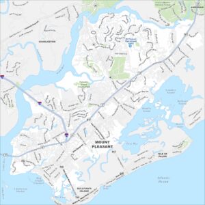 Mount Pleasant Map South Carolina