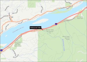 Multnomah Falls Map