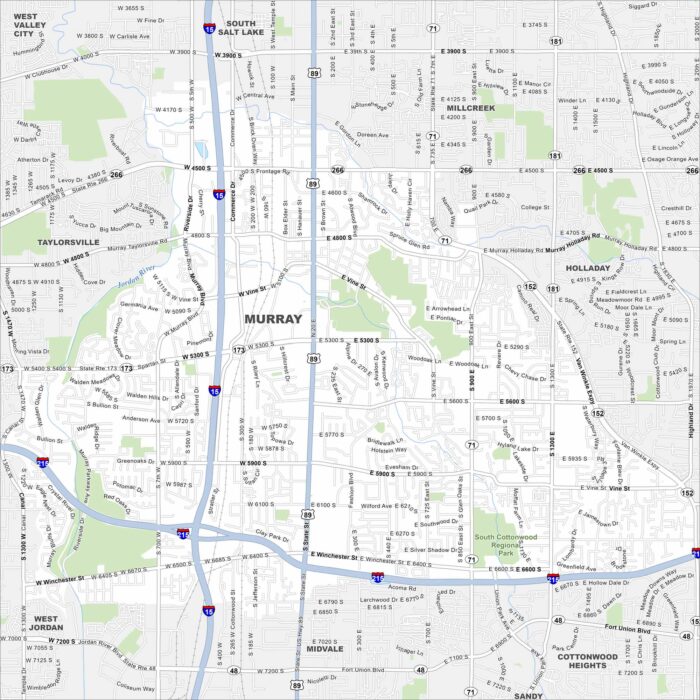 Murray Map Utah