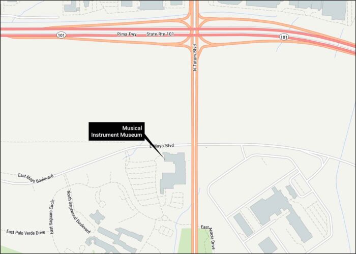 Musical Instrument Museum Map