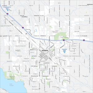Nampa Map Idaho