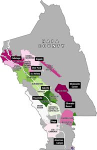 Napa Valley AVA Map