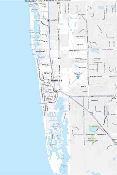 Naples Map Florida