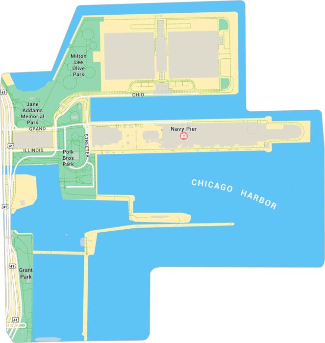 Navy Pier Map Chicago