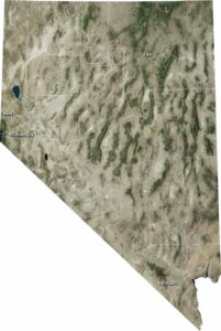 Nevada Satellite Map