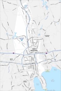 New Bedford Map Massachusetts