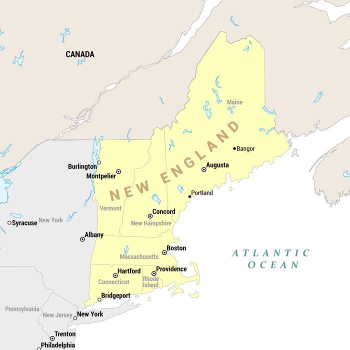 New England Map