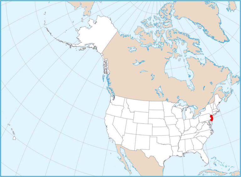 Us Map Nj Map of New Jersey - US Maps