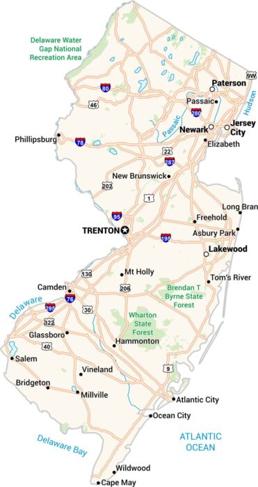 New Jersey Map