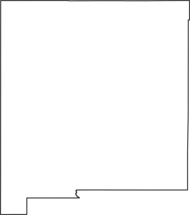 New Mexico Outline Map