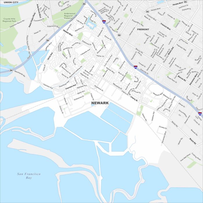 Newark Map California