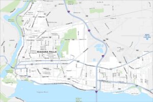 Niagara Falls Map New York
