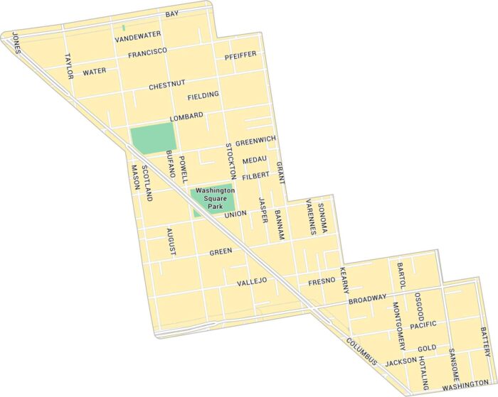 North Beach Map San Francisco