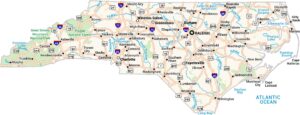 North Carolina Map