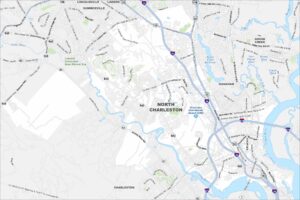 North Charleston Map South Carolina