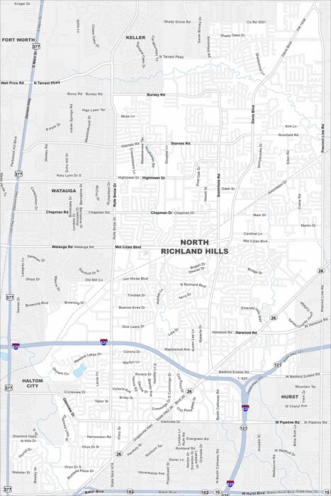North Richland Hills Map Texas