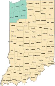 Northwest Indiana Map