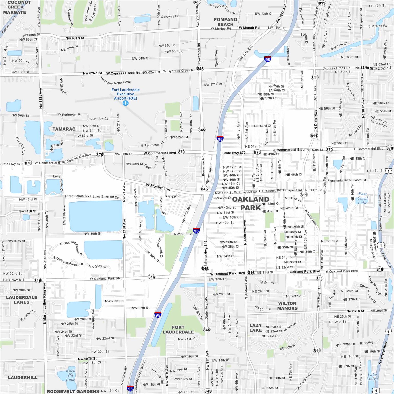 Zip Code Oakland Park Fl