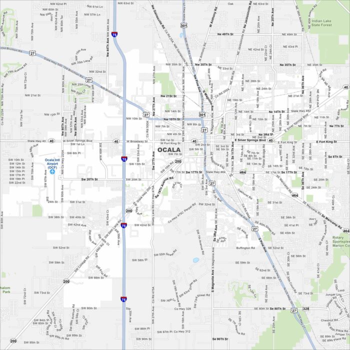 Ocala Map Florida