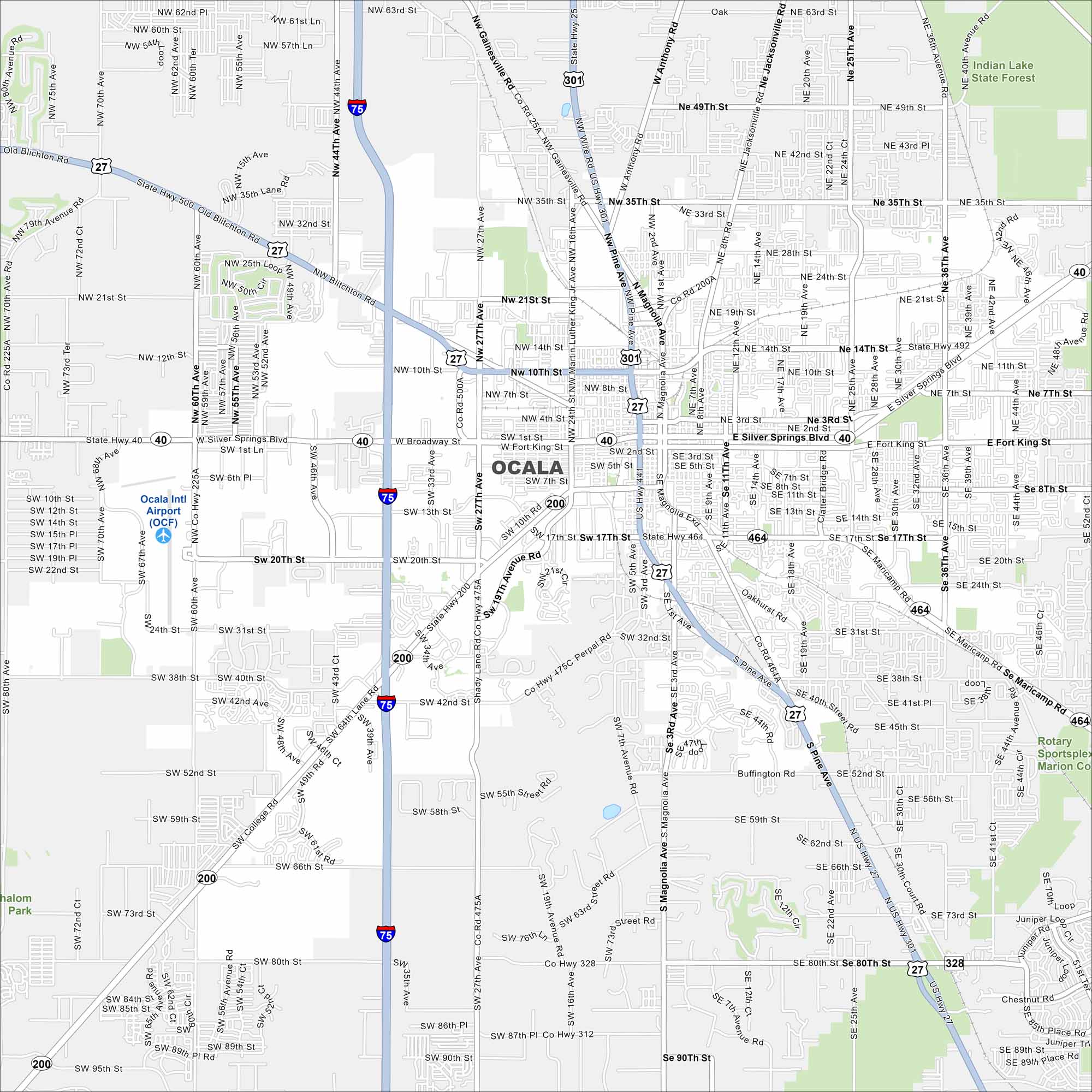Ocala Map Florida