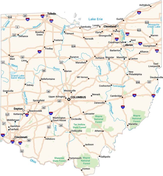 Ohio Map