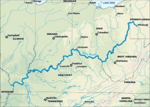 Ohio River Map