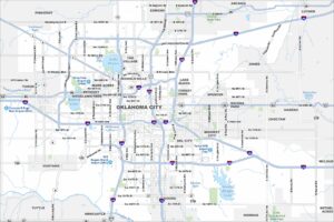 Oklahoma City Map Oklahoma