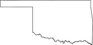 Oklahoma Outline Map