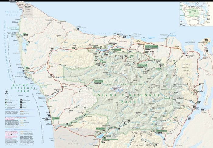 Olympic National Park Map