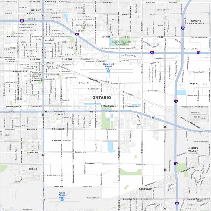 Ontario Map California