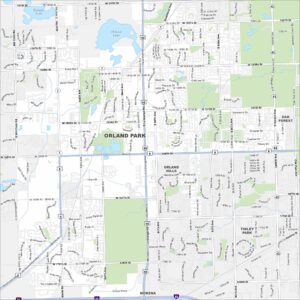 Map Of Orland Park Illinois US Maps Orland Park Map Illinois 300x300 