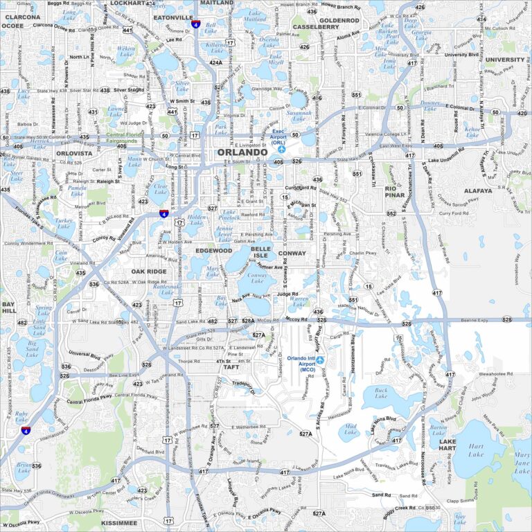 Map Of Sanford Florida US Maps Orlando Map Florida 768x768 