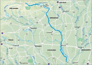 Ouachita River Map