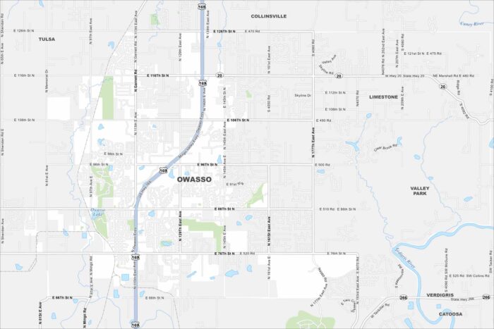 Owasso Map Oklahoma