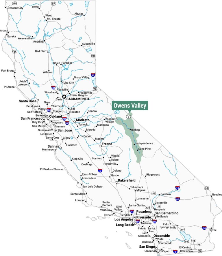 Owens Valley Map