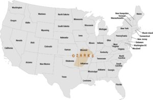 Ozarks Map