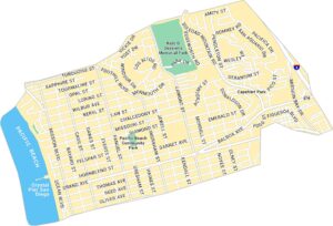 Pacific Beach Map San Diego
