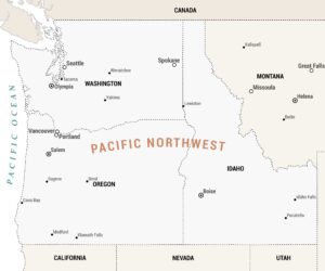 Pacific Northwest Map