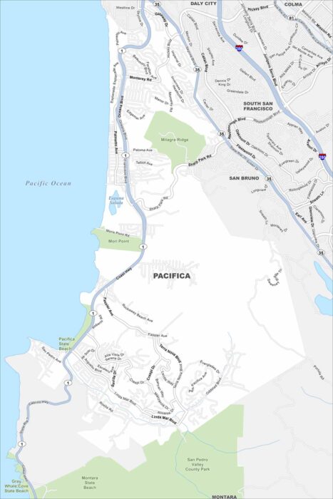 Pacifica Map California