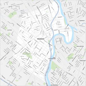 Passaic Map New Jersey