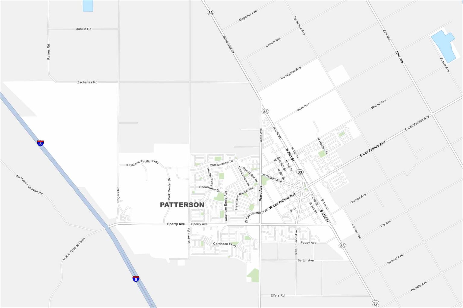 Map of Patterson, California - US Maps