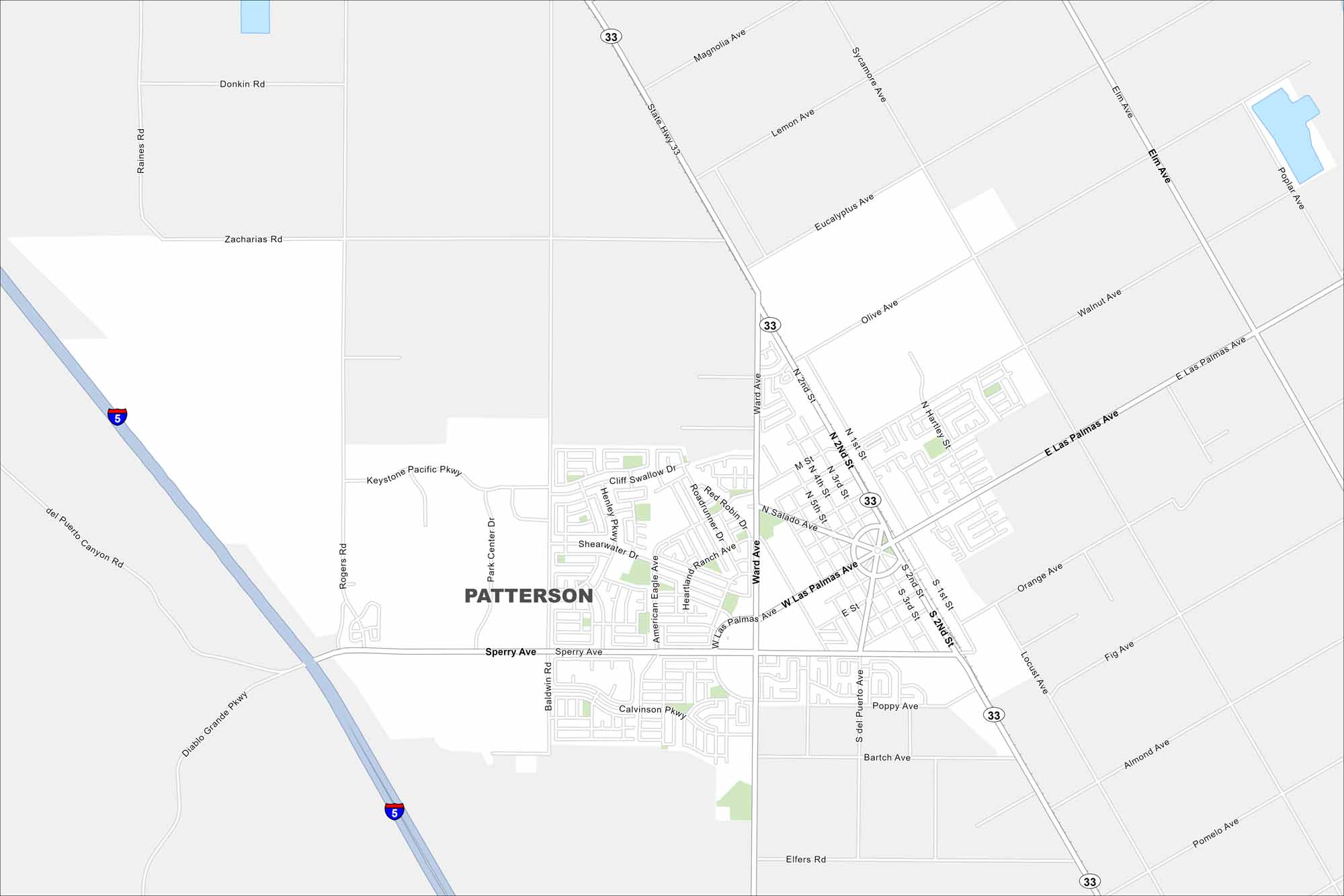 Patterson Map California