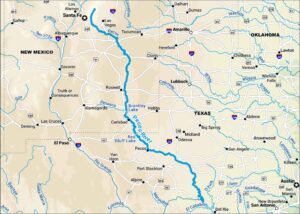 Pecos River Map