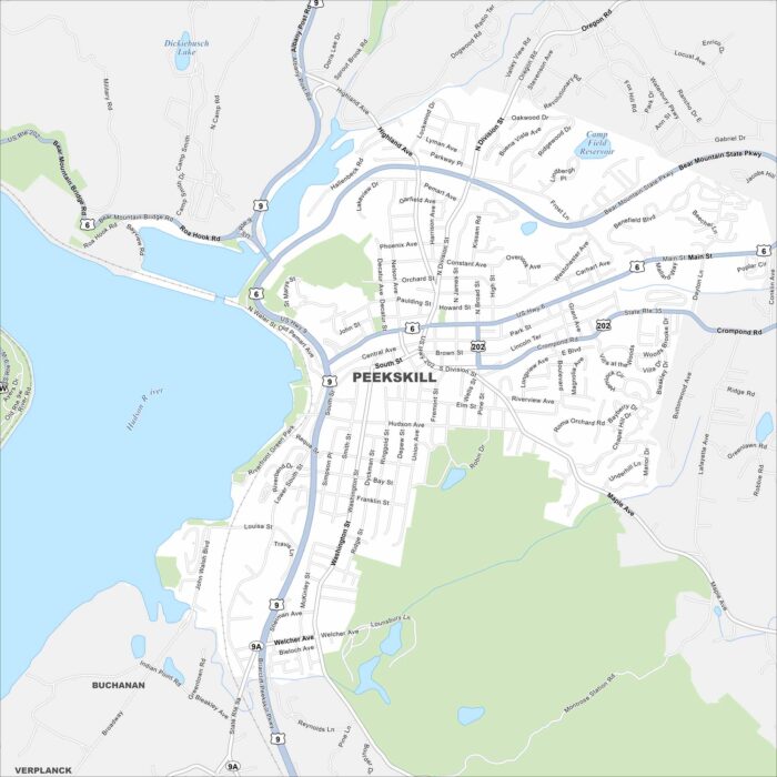 Peekskill Map New York