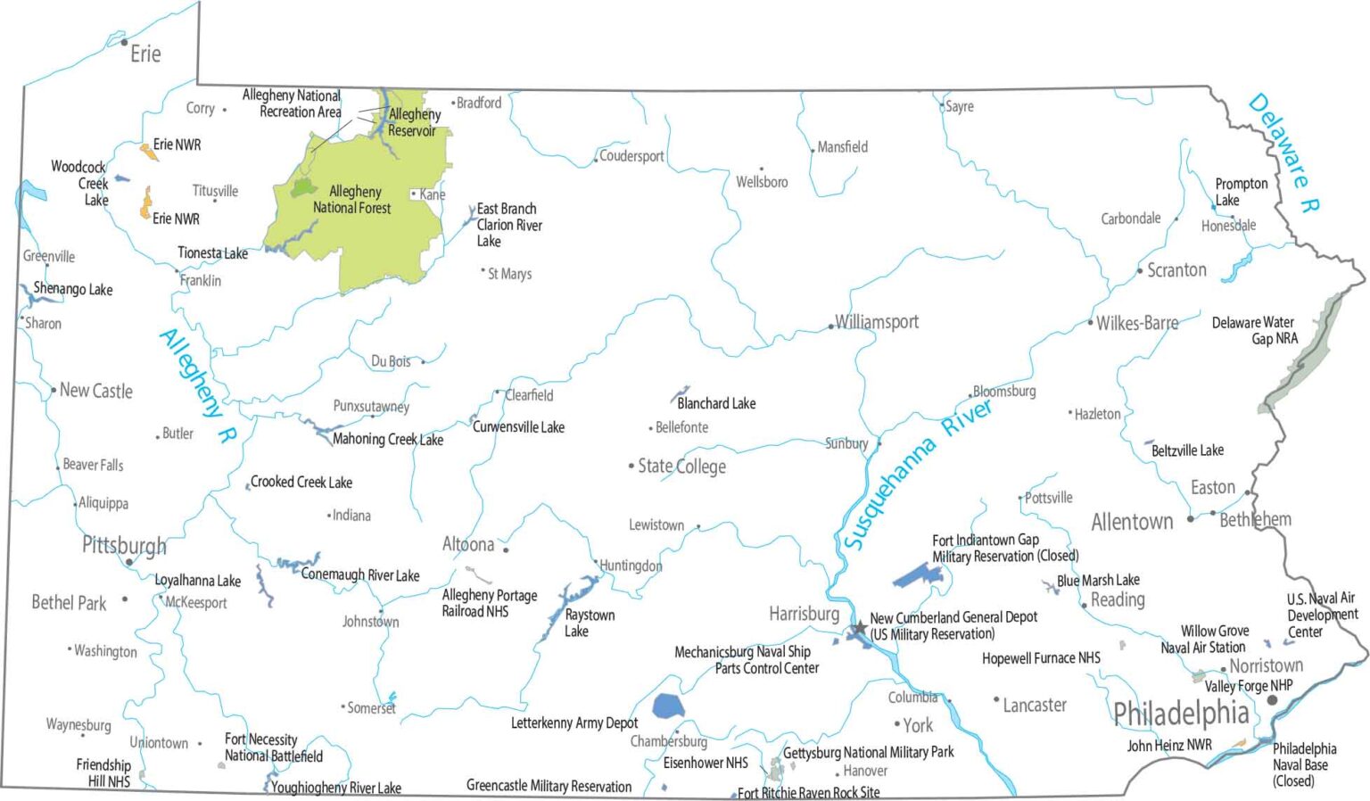 Pennsylvania Zip Code Map - US Maps