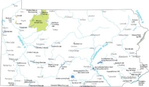 Pennsylvania National Parks and Forests Map