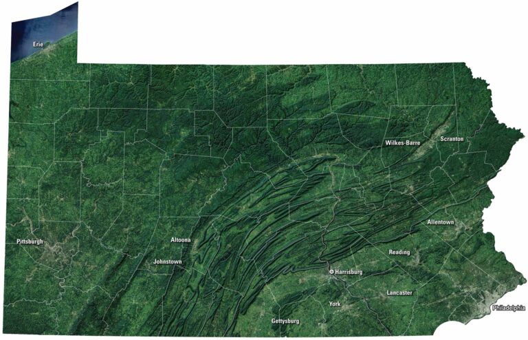Pennsylvania Zip Code Map - US Maps